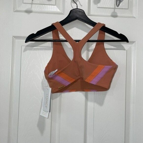 L*Space Womens Size XS Wyatt Colorblock Racerback Crop Top - Picture 8 of 11